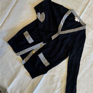 Crewcuts girls Cardigan with Silver Trim